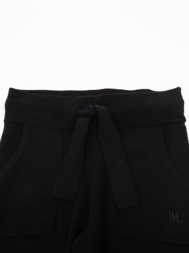 Bilde av WoolLand Himmeltinden Knitted Pants W Svart